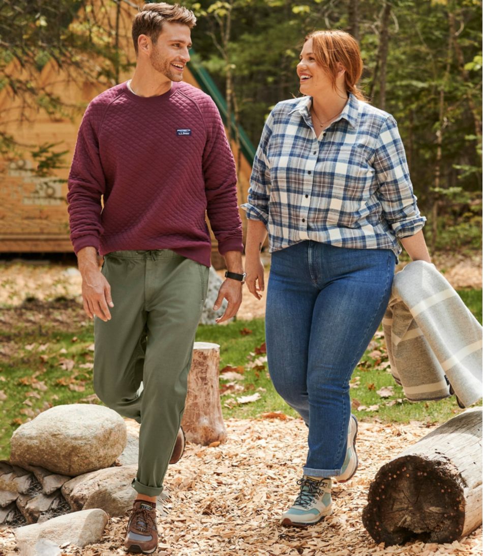 L.L.Bean | Men's Explorer Ripstop Pants, Comfort Waist, Standard Fit, Tapered Leg