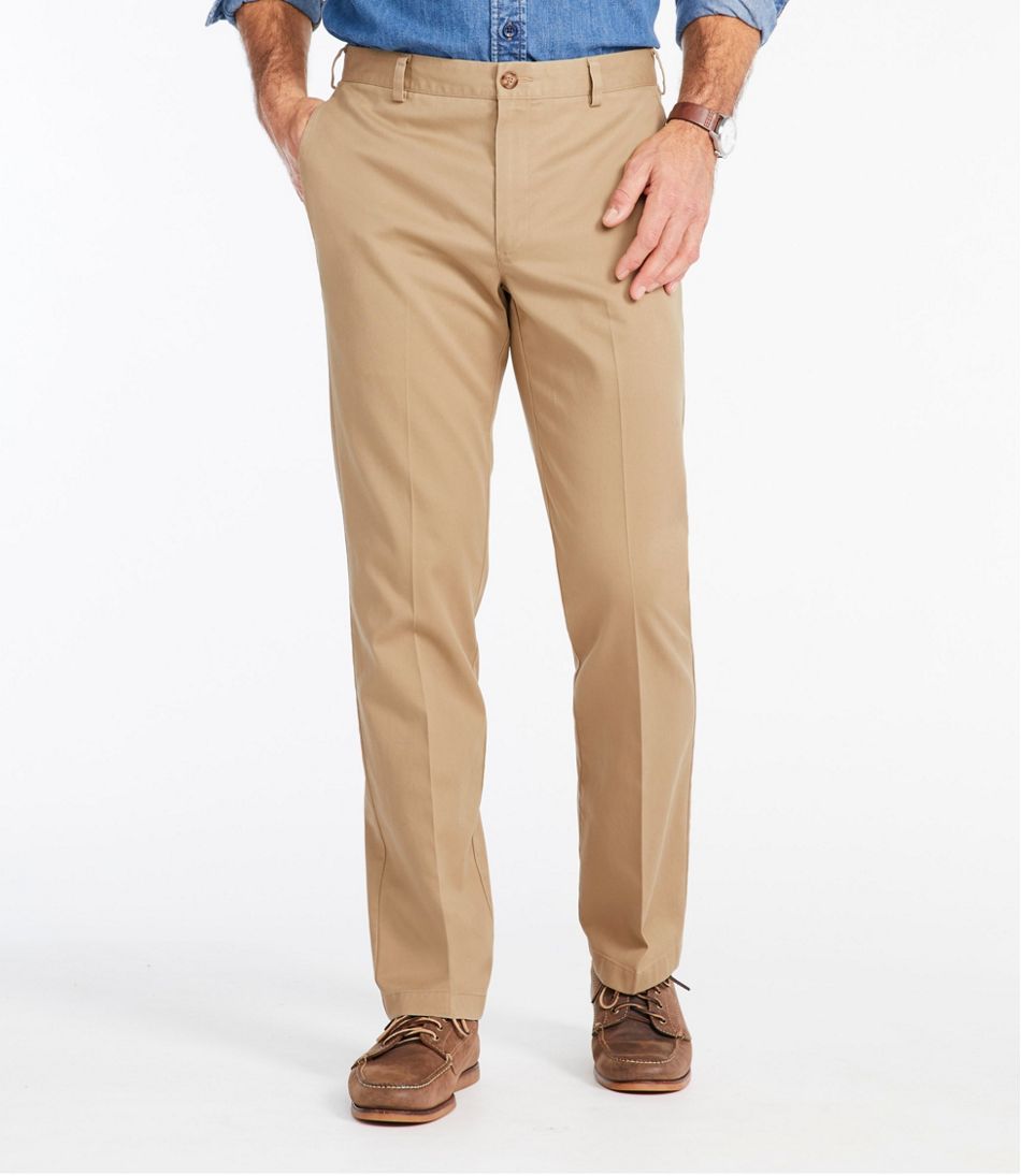 L.L.Bean | Men's Wrinkle-Free Double L® Chinos, Standard Fit, Plain Front