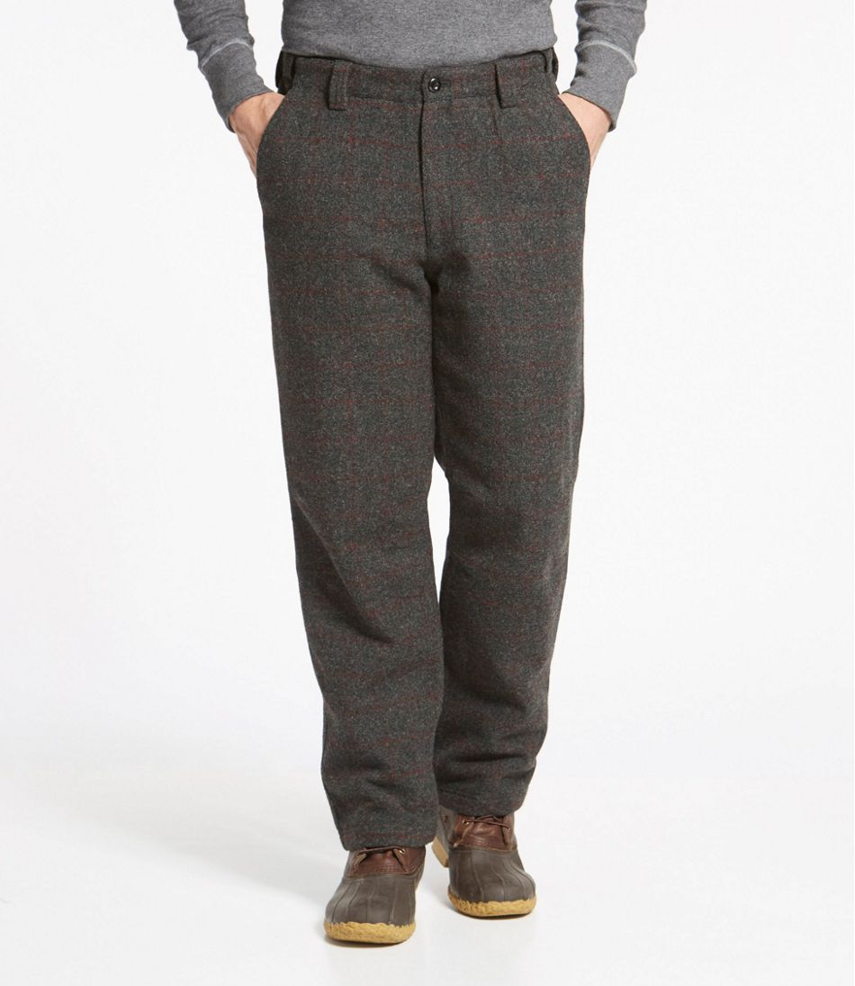 L.L.Bean | Men's Maine Guide Wool Pants with PrimaLoft, Plaid