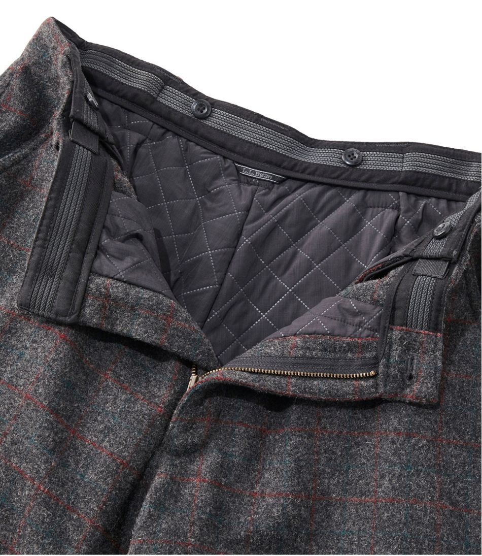 L.L.Bean | Men's Maine Guide Wool Pants with PrimaLoft, Plaid