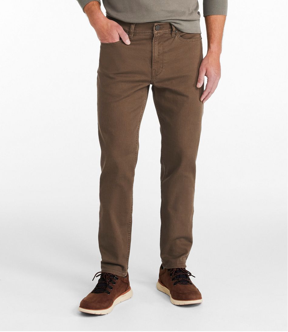 L.L.Bean | Men's Signature Northwoods Slub Twill Pants, Classic Fit, Tapered Leg