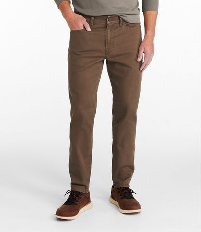 L.L.Bean | Men's Signature Northwoods Slub Twill Pants, Classic Fit, Tapered Leg