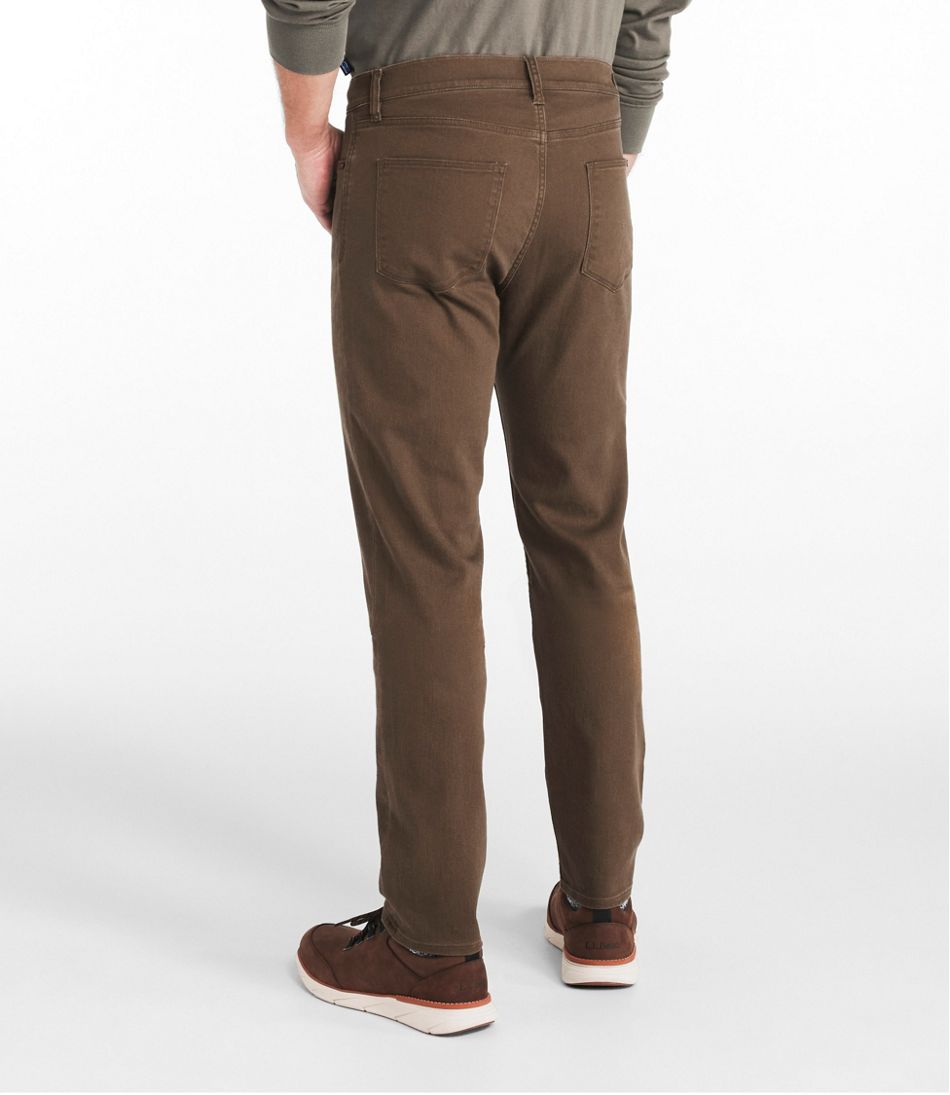 L.L.Bean | Men's Signature Northwoods Slub Twill Pants, Classic Fit, Tapered Leg