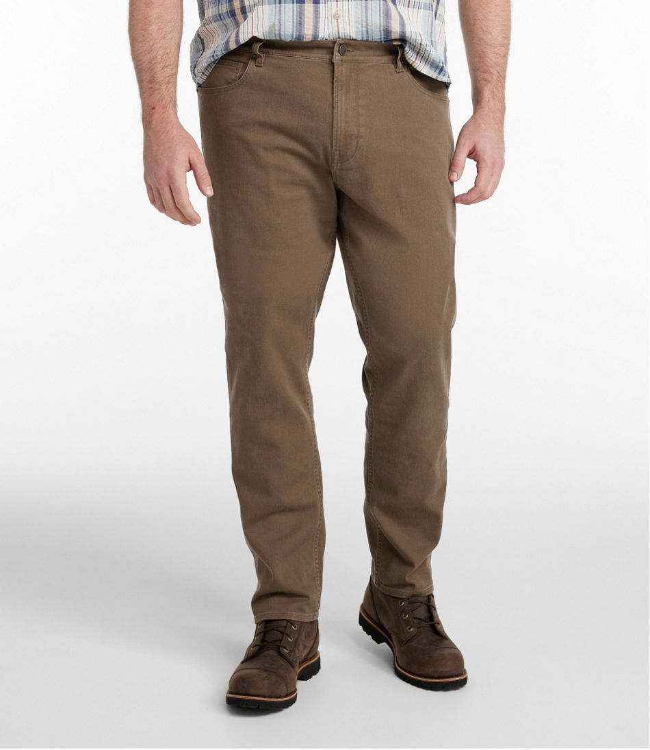 L.L.Bean | Men's Signature Northwoods Slub Twill Pants, Classic Fit, Tapered Leg