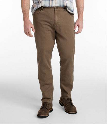 L.L.Bean | Men's Signature Northwoods Slub Twill Pants, Classic Fit, Tapered Leg