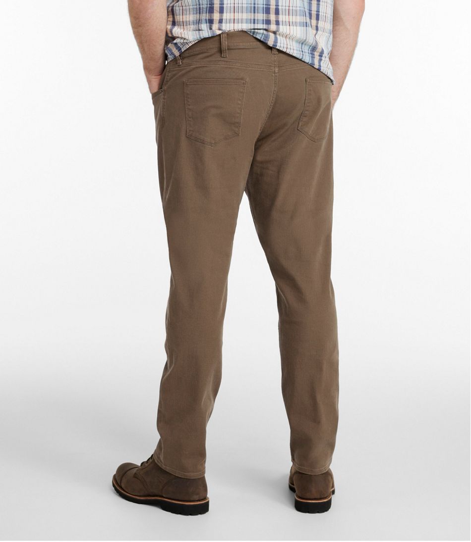 L.L.Bean | Men's Signature Northwoods Slub Twill Pants, Classic Fit, Tapered Leg
