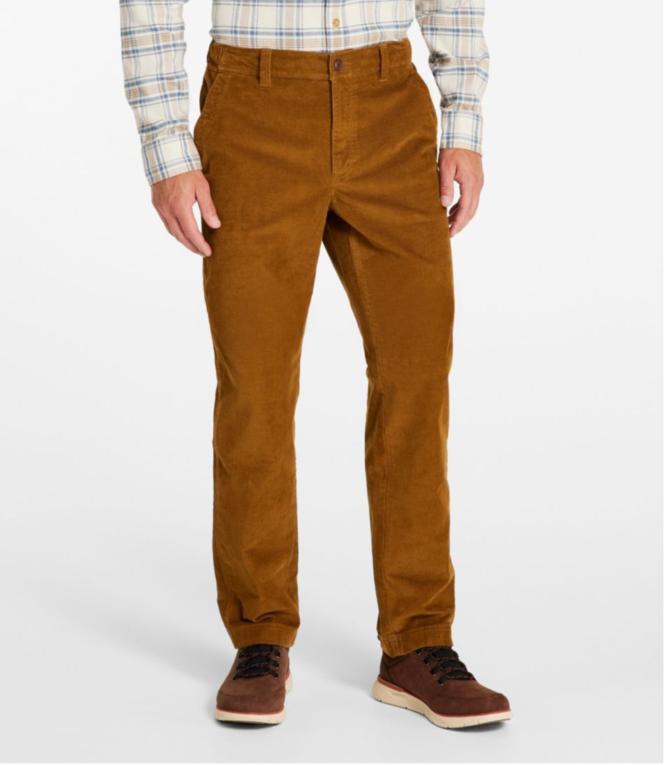 L.L.Bean | Men's BeanFlex® Corduroy Pants, Standard Fit, Straight Leg, Comfort Waist