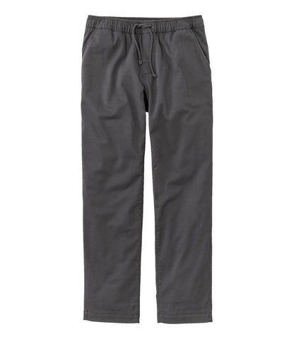 L.L.Bean | Men's Comfort Stretch Dock Pants, Standard Fit, Straight Leg, Flannel-Lined