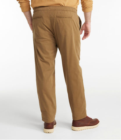 L.L.Bean | Men's Comfort Stretch Dock Pants, Standard Fit, Straight Leg, Flannel-Lined