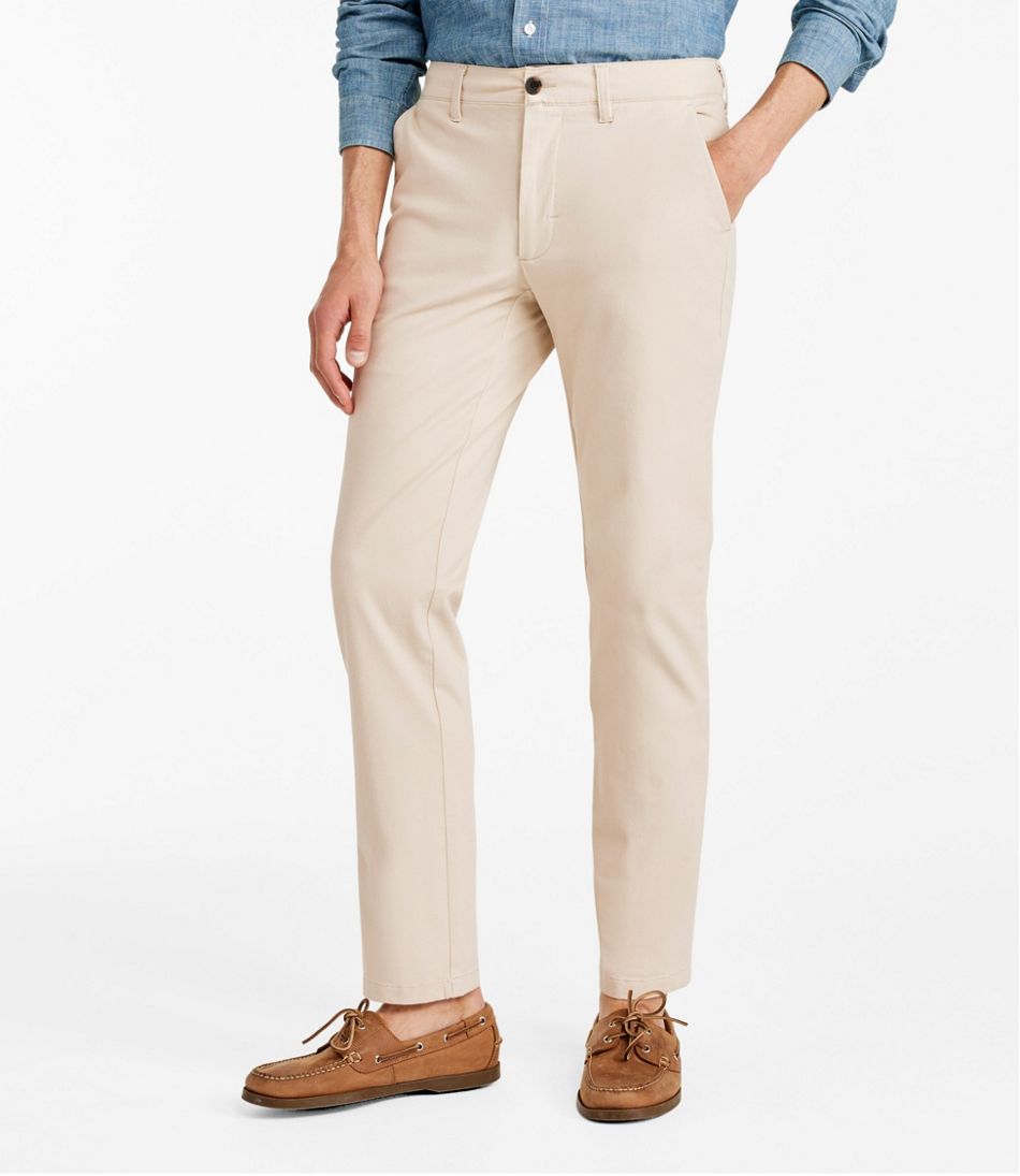 L.L.Bean | Men's Easy-Care Stretch Chinos, Slim Fit, Straight Leg