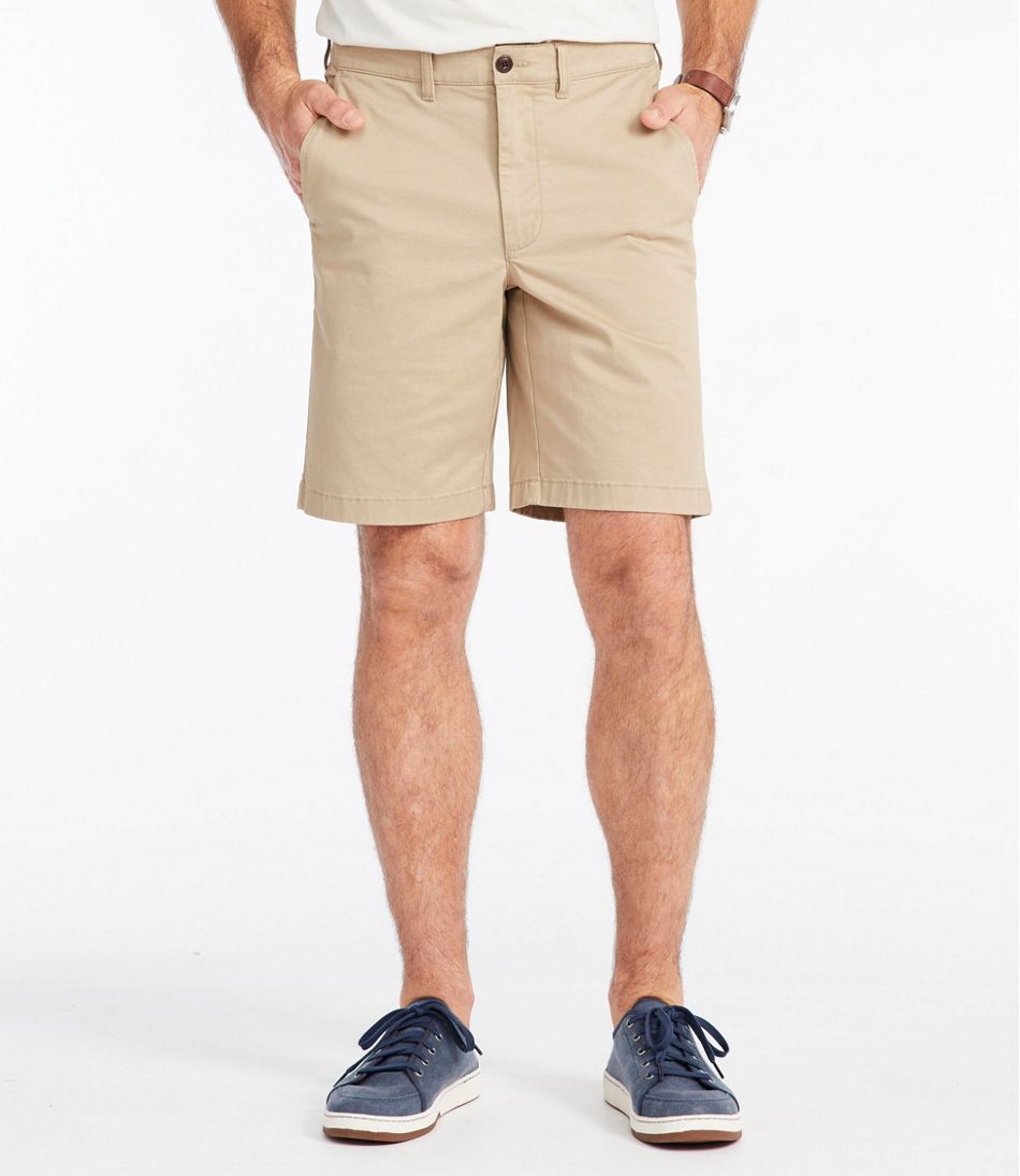 L.L.Bean | Men's Lakewashed® Stretch Khaki Shorts, 9"