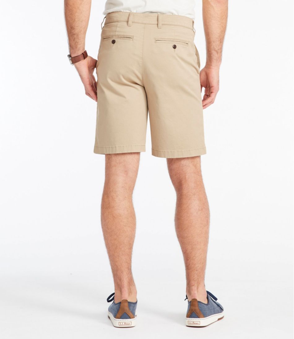 L.L.Bean | Men's Lakewashed® Stretch Khaki Shorts, 9"
