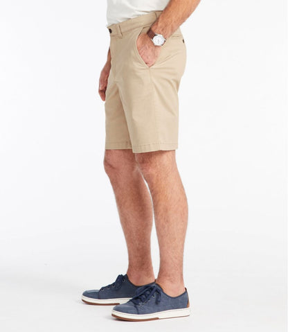 L.L.Bean | Men's Lakewashed® Stretch Khaki Shorts, 9"