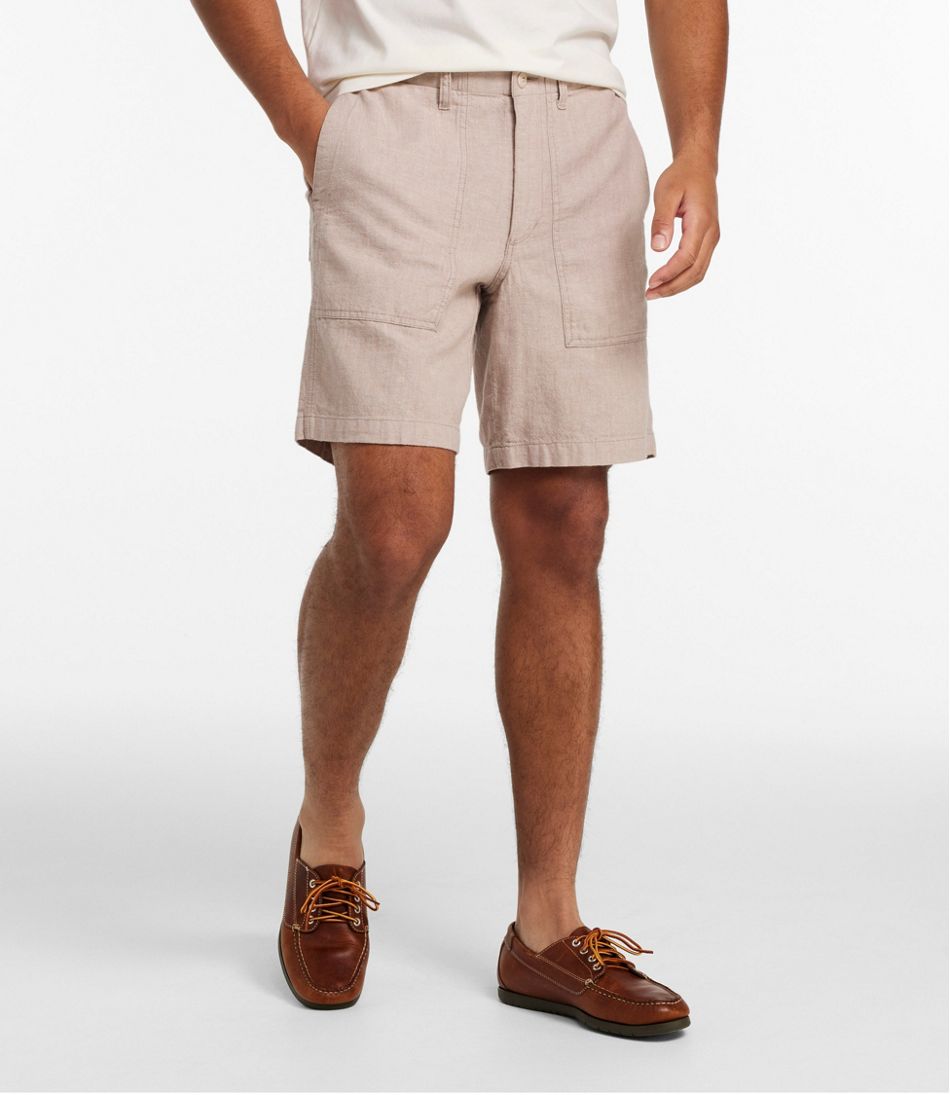 L.L.Bean | Men's Signature Herringbone Shorts, 8"