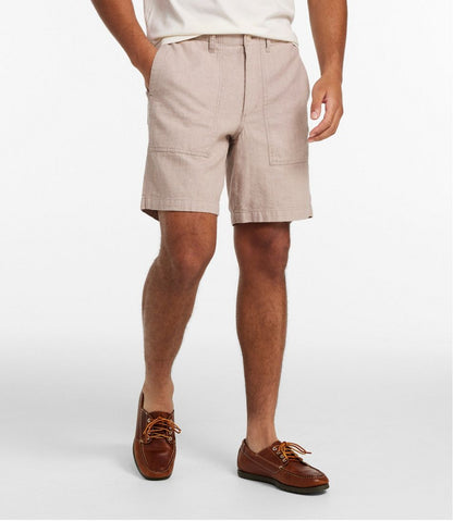 L.L.Bean | Men's Signature Herringbone Shorts, 8"