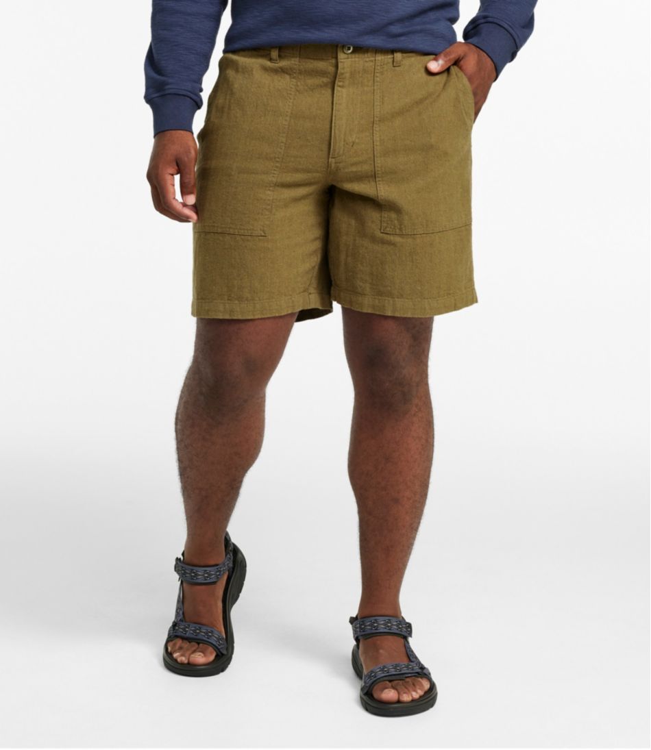 L.L.Bean | Men's Signature Herringbone Shorts, 8"