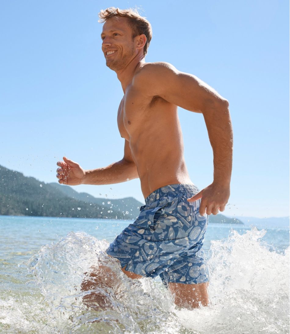 L.L.Bean | Men's Bold Coast Swim Trunks, 7"