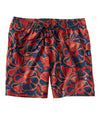 Carbon Navy Abstract Hibiscus