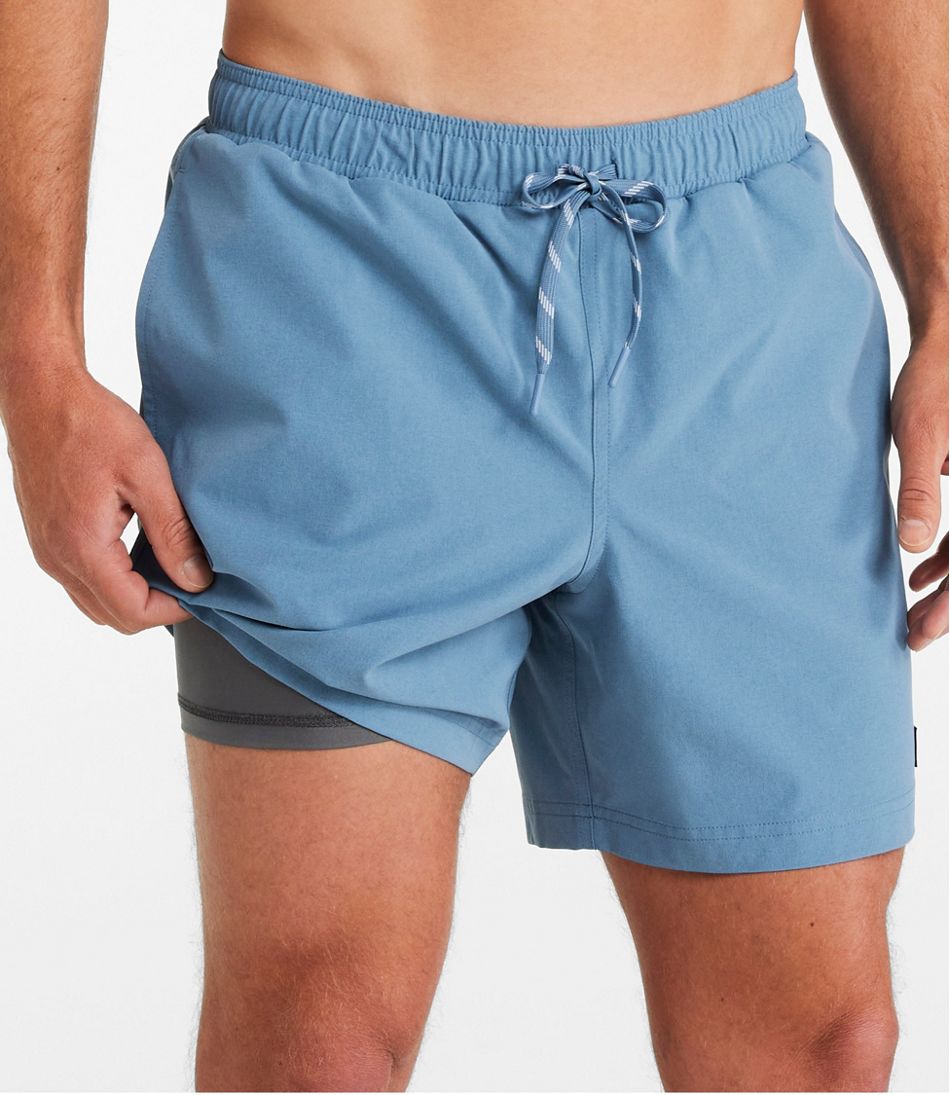 L.L.Bean | Men's Vacationland Stretch Swim Trunks, 6"