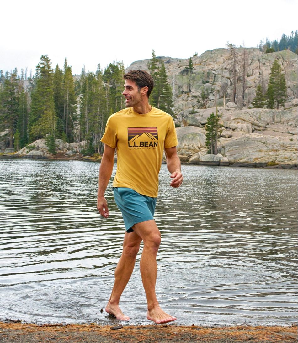 L.L.Bean | Men's Vacationland Stretch Swim Trunks, 6"