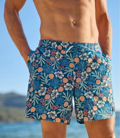 L.L.Bean | Men's Vacationland Stretch Swim Trunks, Print, 6"