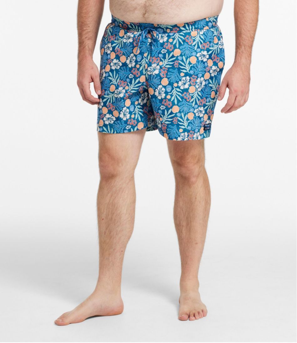 L.L.Bean | Men's Vacationland Stretch Swim Trunks, Print, 6"