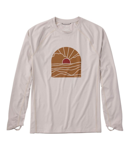 L.L.Bean | Men's Swift River Cooling Rash Guard, Graphic