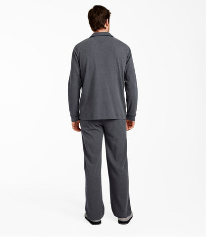 L.L.Bean | Men's Bean's Cotton Knit Pajamas, Button-Front PJ Set
