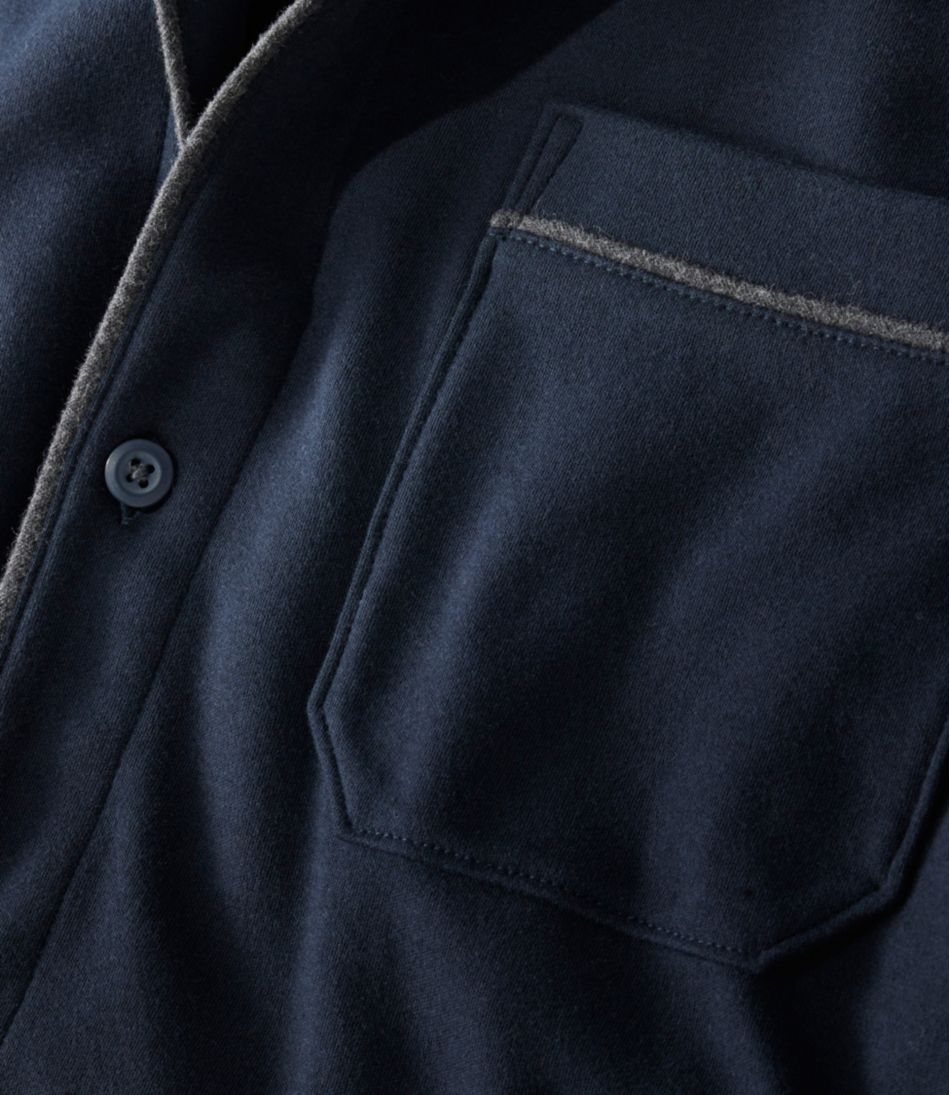 L.L.Bean | Men's Bean's Cotton Knit Pajamas, Button-Front PJ Set