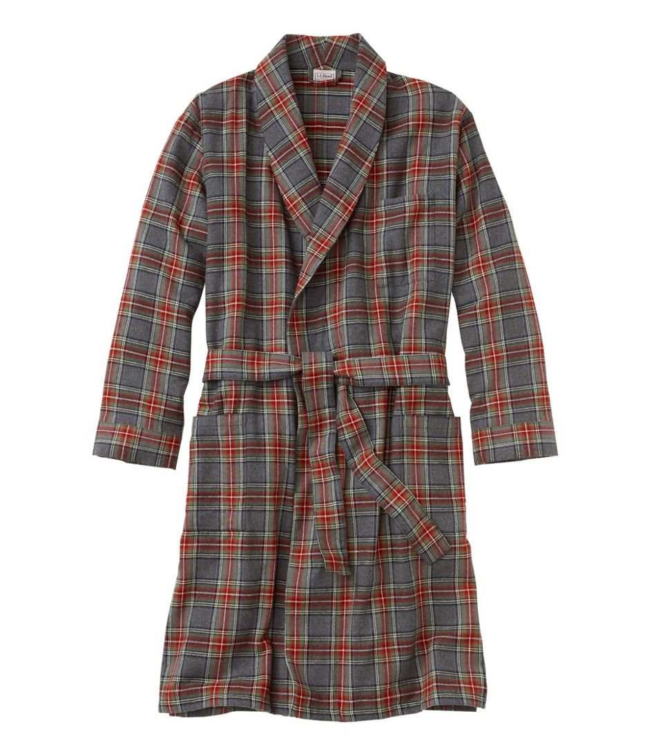 L.L.Bean | Men's Scotch Plaid Flannel Robe