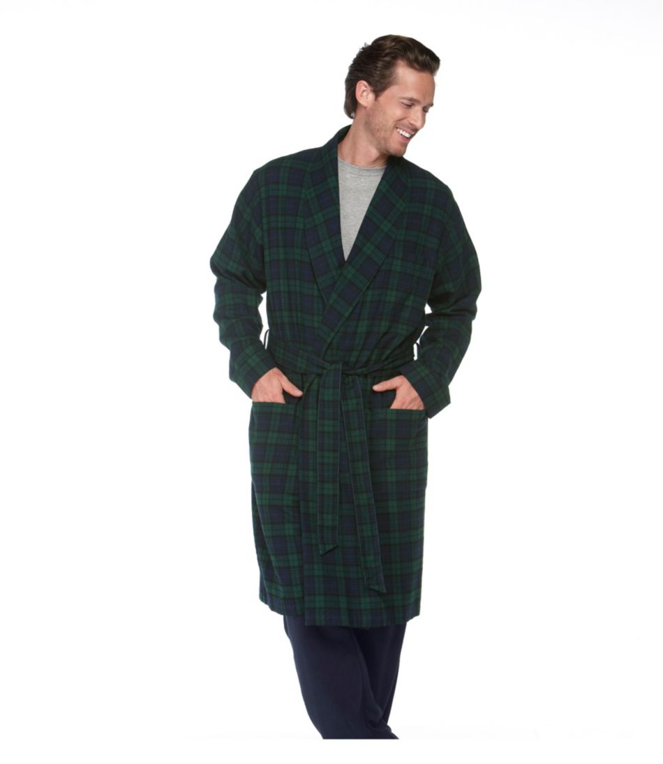 L.L.Bean | Men's Scotch Plaid Flannel Robe