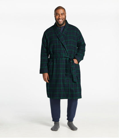 L.L.Bean | Men's Scotch Plaid Flannel Robe