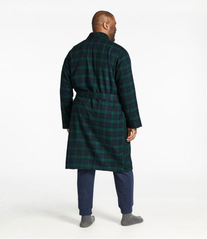 L.L.Bean | Men's Scotch Plaid Flannel Robe