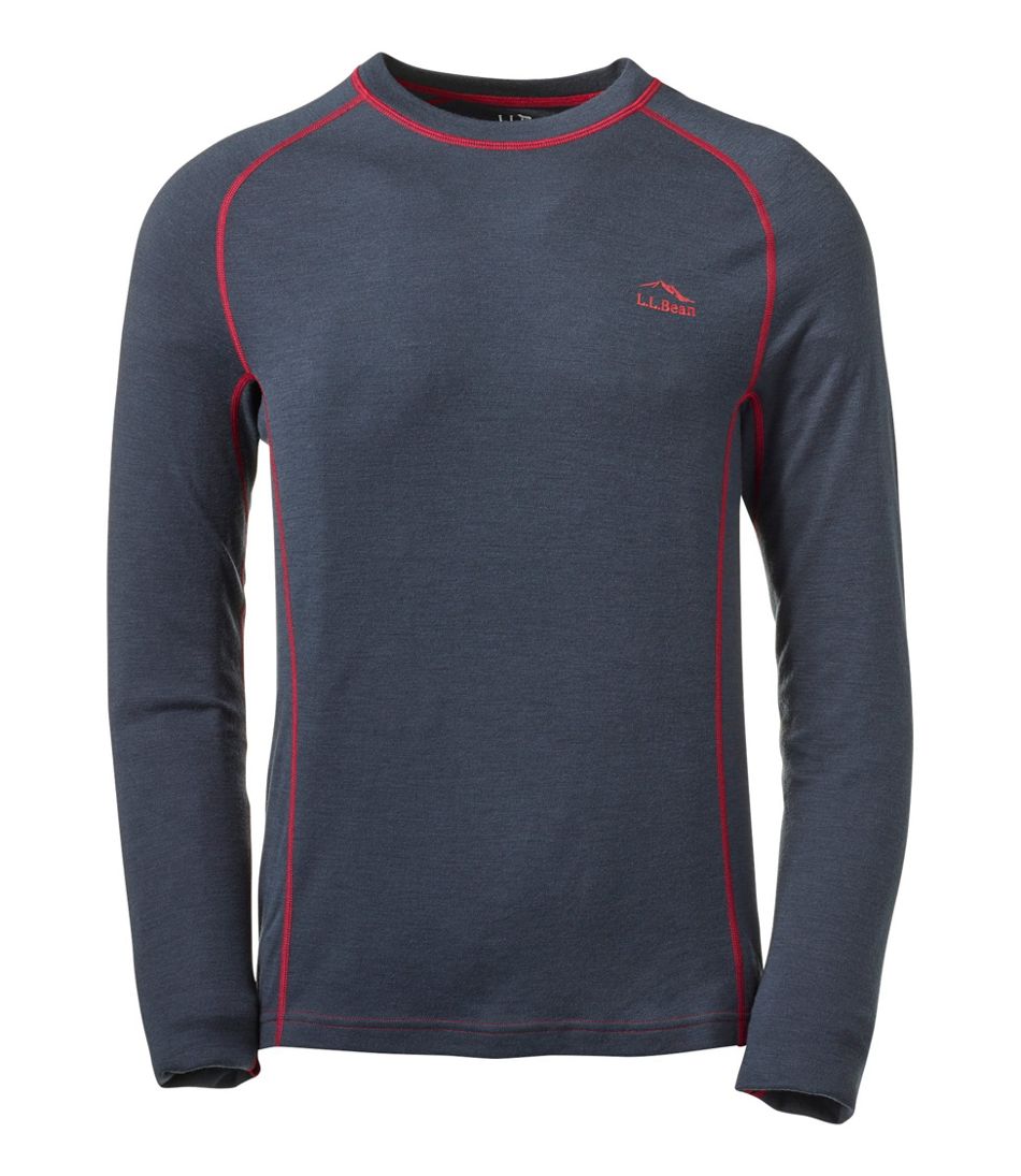 L.L.Bean | Men's Cresta Wool Midweight 250 Crew Top