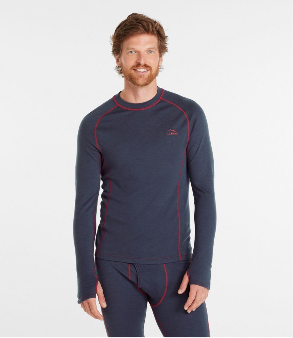 L.L.Bean | Men's Cresta Wool Midweight 250 Crew Top