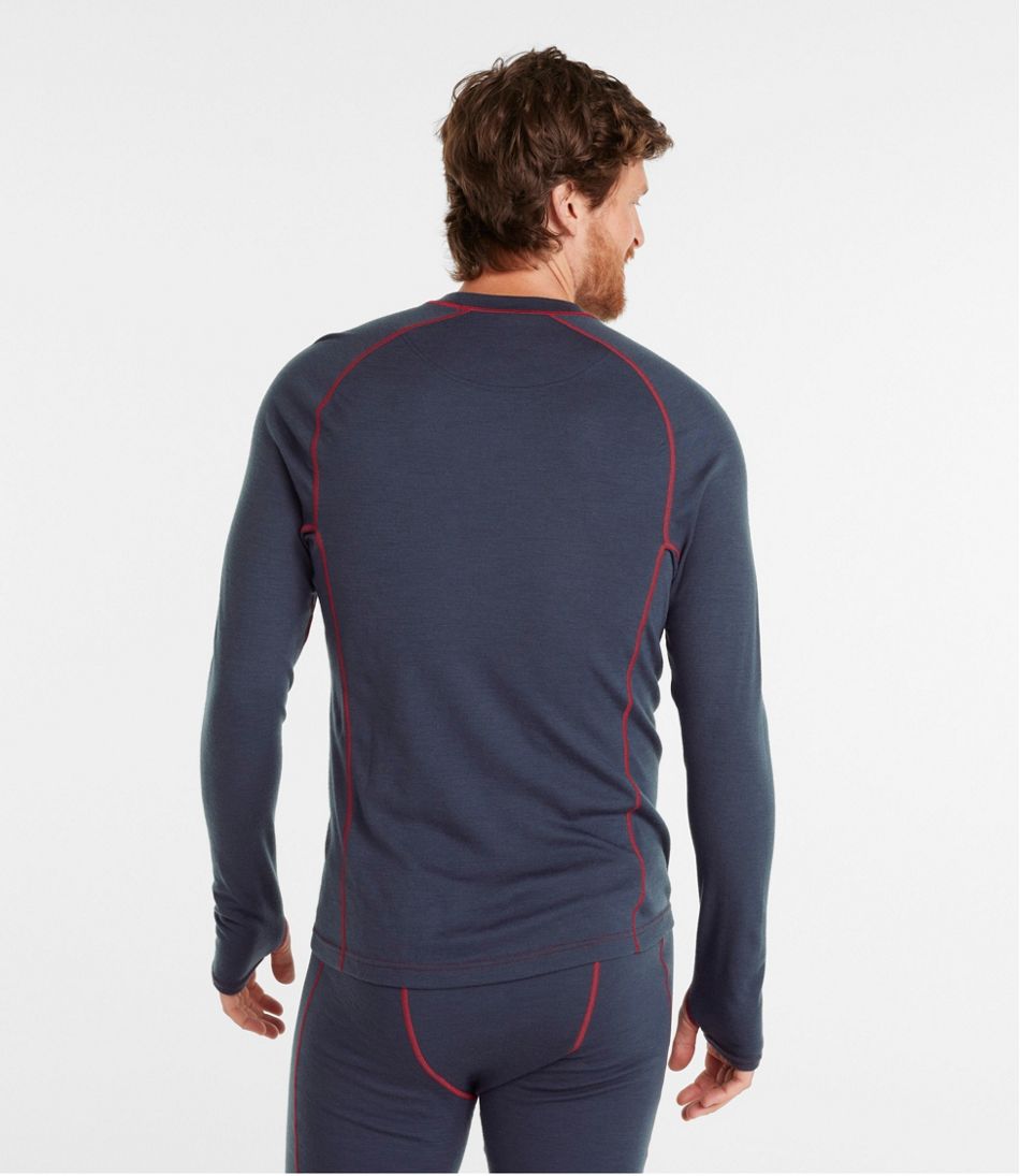 L.L.Bean | Men's Cresta Wool Midweight 250 Crew Top