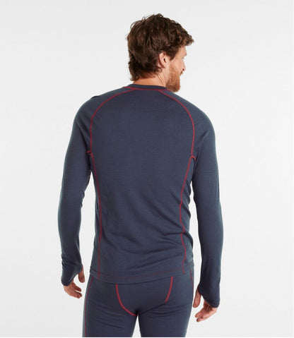 L.L.Bean | Men's Cresta Wool Midweight 250 Crew Top