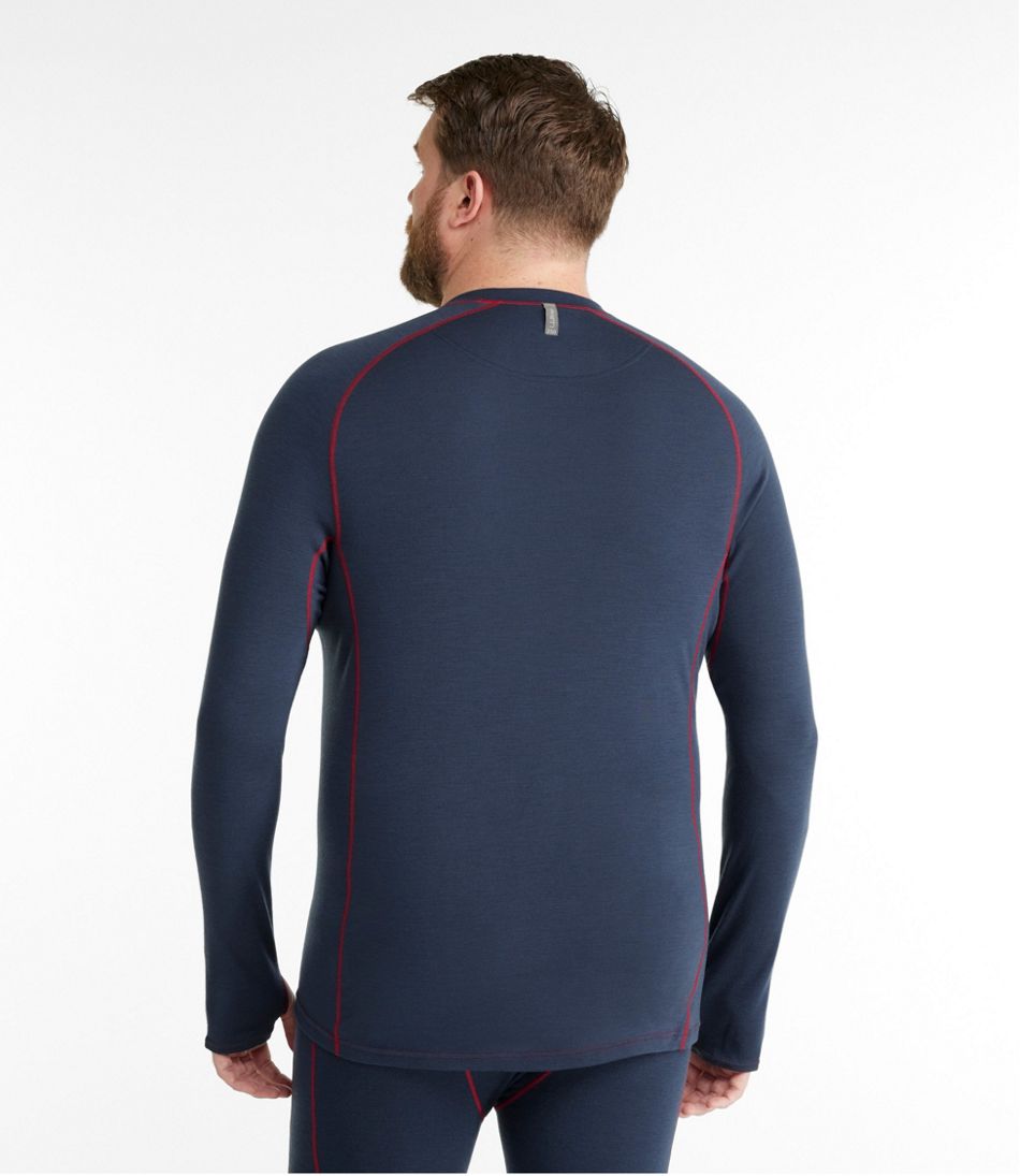 L.L.Bean | Men's Cresta Wool Midweight 250 Crew Top