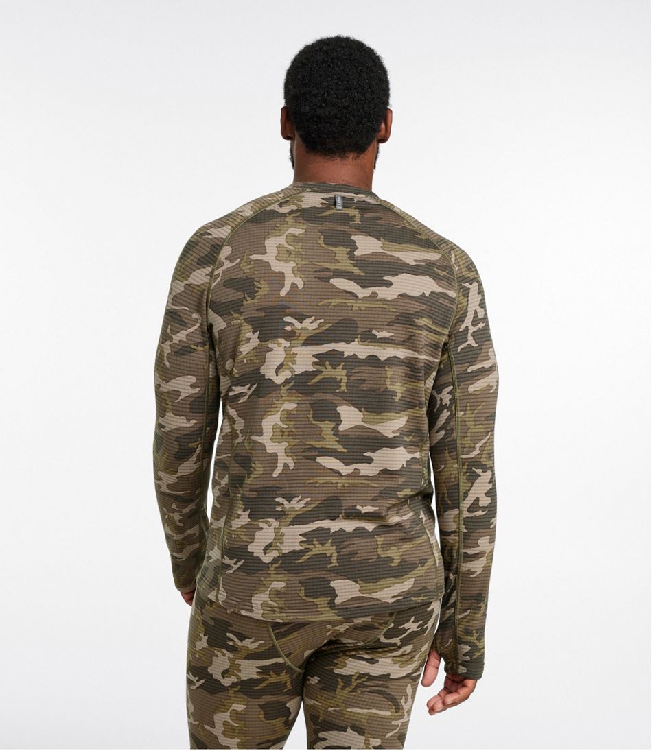 L.L.Bean | Men's L.L.Bean Heavyweight Base Layer Crew Top, Print