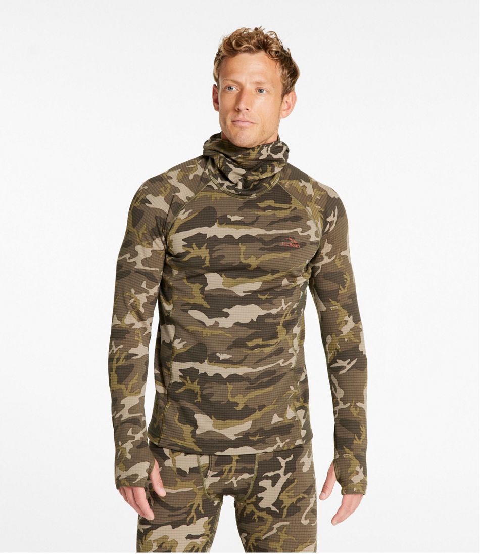 L.L.Bean | Men's L.L.Bean Heavyweight Base Layer Hoodie, Print