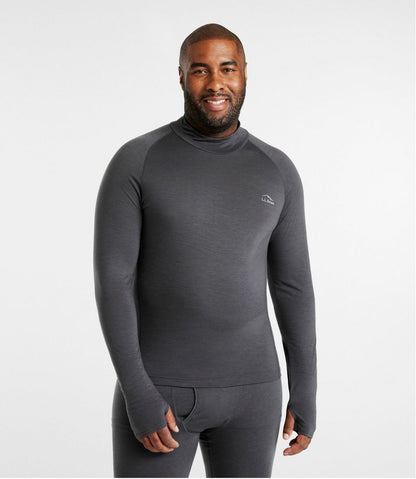 L.L.Bean | Men's Cresta Wool Ultralight 150 Turtleneck