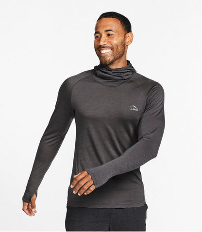 L.L.Bean | Men's Cresta Wool Ultralight 150 Base Layer, Hoodie