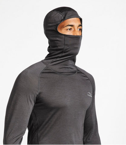 L.L.Bean | Men's Cresta Wool Ultralight 150 Base Layer, Hoodie
