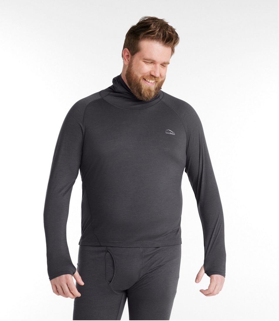 L.L.Bean | Men's Cresta Wool Ultralight 150 Base Layer, Hoodie