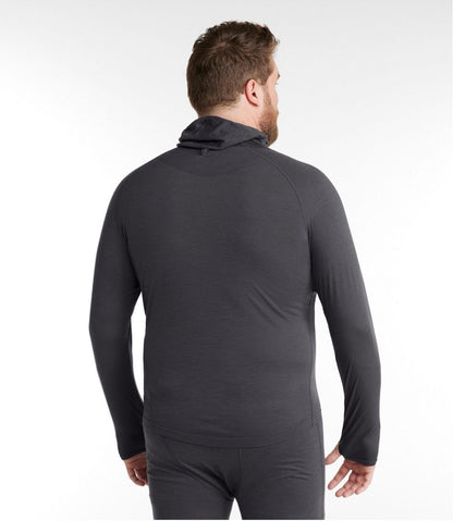 L.L.Bean | Men's Cresta Wool Ultralight 150 Base Layer, Hoodie