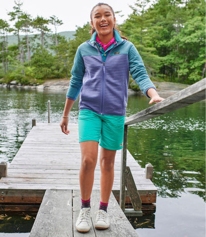 L.L.Bean | Kids' Airlight Full-Zip Hoodie, Colorblock