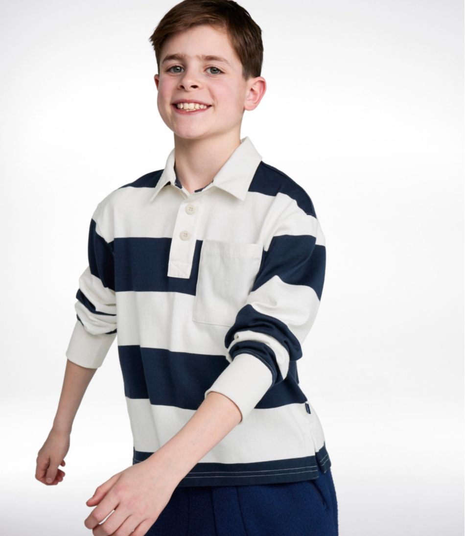 L.L.Bean | Kids' Striped Rugby Shirt