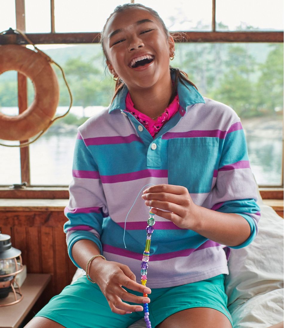 L.L.Bean | Kids' Striped Rugby Shirt