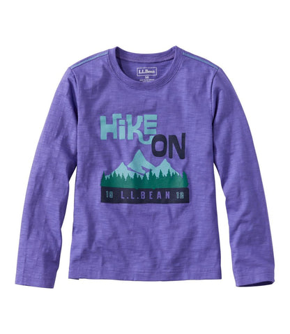 L.L.Bean | Kids' Graphic Tee, Long-Sleeve Glow-in-the-Dark