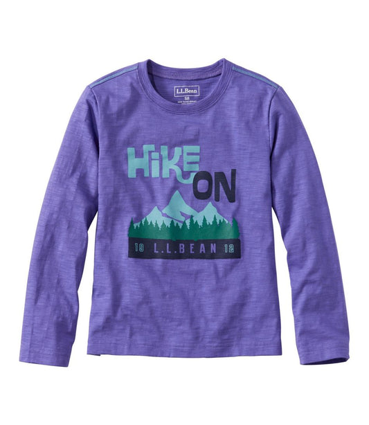 L.L.Bean | Kids' Graphic Tee, Long-Sleeve Glow-in-the-Dark